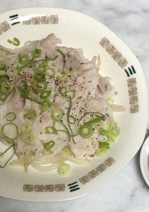 ポン酢で食べる豚しゃぶシャキシャキもやし-レシピのメイン写真