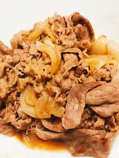 ざっくり牛丼風炒め-レシピのメイン写真