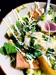 サラダまぐろステーキ丼-レシピのメイン写真