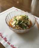 山芋となめ茸の冷やしラーメン