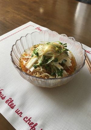 山芋となめ茸の冷やしラーメン-レシピのメイン写真