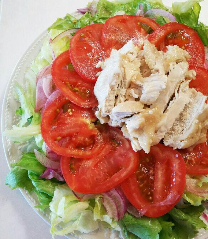 レンジて蒸し鶏のトマトサラダ by msgnb120 【クックパッド】 簡単