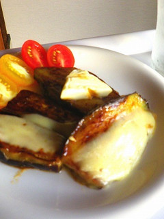 ナスの甘味噌焼きチーズのせがトロうま-レシピのメイン写真