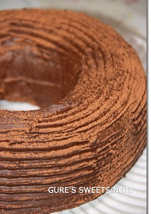 チョコとバナナのリングケーキ-レシピのメイン写真