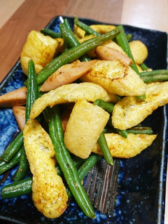 お魚ウィンナーといんげんのカレー炒め-レシピのメイン写真