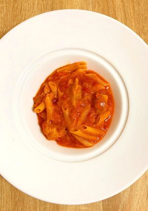 トマトとケチャップのチキンペンネ！！-レシピのメイン写真