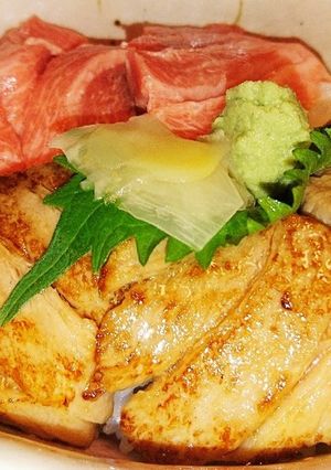 塩釜港大トロづくし丼-レシピのメイン写真
