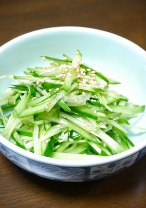 簡単小鉢！胡麻薫る☆胡瓜の中華風和え-レシピのメイン写真
