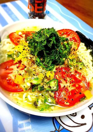こりこり食感夏ラーメン。-レシピのメイン写真
