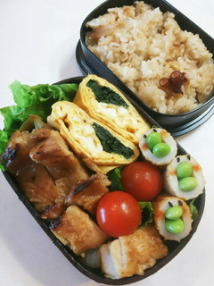 お弁当(7/10)とり肉の味噌漬け焼き-レシピのメイン写真