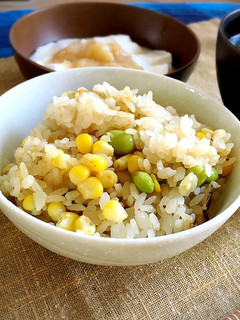 カレールーと旬野菜deカレー炊き込みご飯-レシピのメイン写真