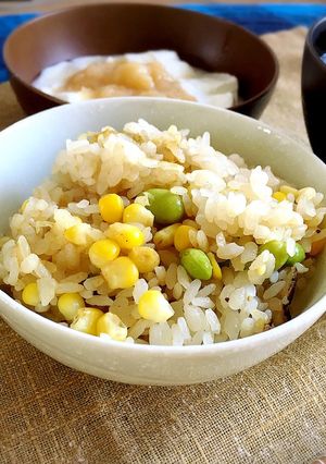 カレールーと旬野菜deカレー炊き込みご飯-レシピのメイン写真