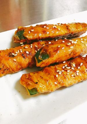 ズッキーニの肉巻き-レシピのメイン写真