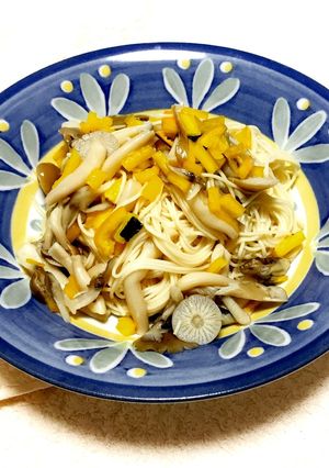 簡単アレンジ☆キノコのパスタ風素麺-レシピのメイン写真