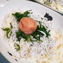 さっぱり！しらすと梅のアレンジ素麺＊-レシピのメイン写真