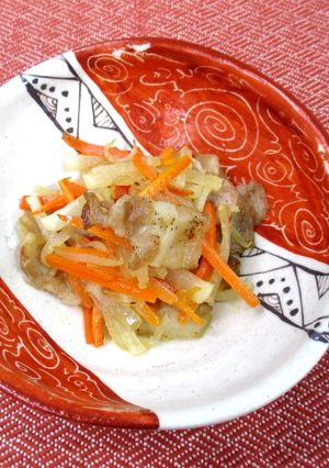 【使いきり】野菜の皮を使った中華風炒め物-レシピのメイン写真