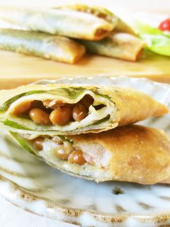 7月10日は納豆の日♪納豆の春巻き-レシピのメイン写真
