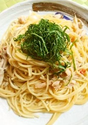 サラダチキンたまり醤油和パスタ-レシピのメイン写真