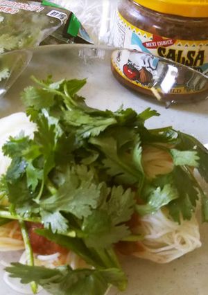 30秒でメキシコ風☆サルサそうめん-レシピのメイン写真