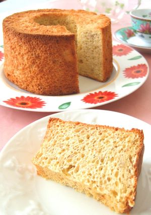 ふんわり～♪バナナのシフォンケーキ-レシピのメイン写真