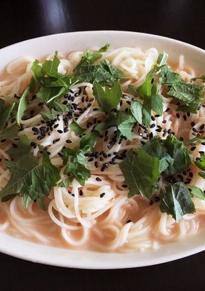 超簡単！冷製担々麺風キムチ素麺-レシピのメイン写真