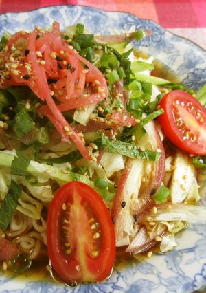 夏のさっぱり薬味ラーメン-レシピのメイン写真