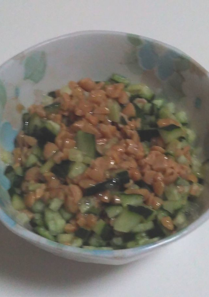 納豆のかさまし（きゅうり編）-レシピのメイン写真
