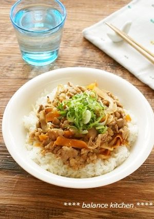 やみつき！豚肉のマスタード生姜焼き丼-レシピのメイン写真