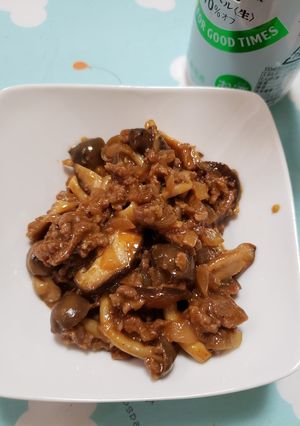 成形なし!ハンバーグ風炒め-レシピのメイン写真