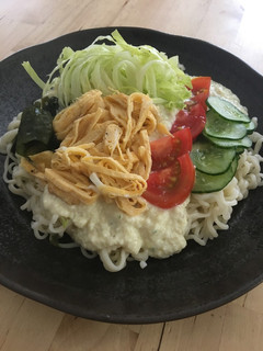 お皿の上のヘルシーな塩ラーメン-レシピのメイン写真