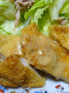 ごちそう♡チキンカツのゴマダレサラダ-レシピのメイン写真