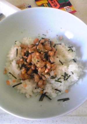 納豆お茶漬け？-レシピのメイン写真