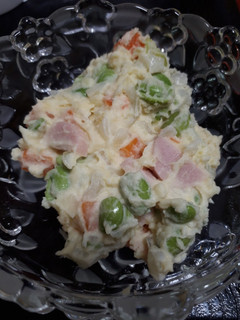 クリームチーズと枝豆のポテトサラダ-レシピのメイン写真