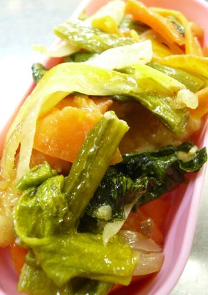 鶏胸肉と野菜のごまドレ炒め。-レシピのメイン写真