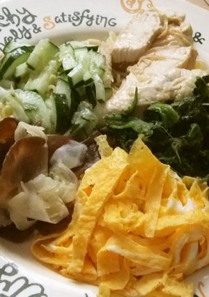 冷やしアーモンドミルクラーメン☆彡-レシピのメイン写真
