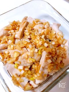 蒸し鶏のさっぱりネギタレ-レシピのメイン写真