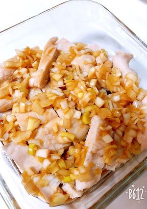 蒸し鶏のさっぱりネギタレ-レシピのメイン写真