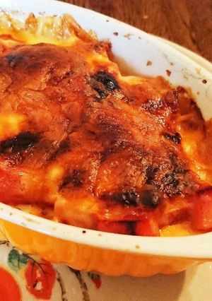 ハムとトマトのチーズ焼き-レシピのメイン写真