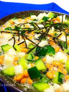 長芋と納豆のネバネバサラダ-レシピのメイン写真