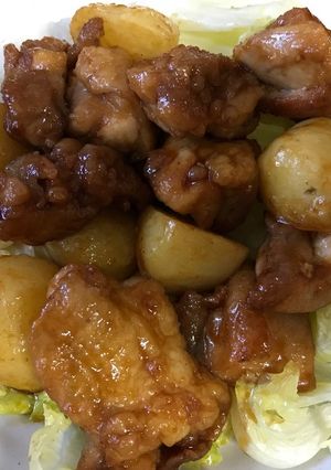 新じゃがと鶏もも肉の韓国風甘辛-レシピのメイン写真