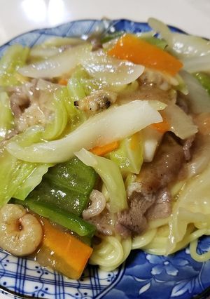 お野菜しゃきしゃき餡掛け焼きそば-レシピのメイン写真