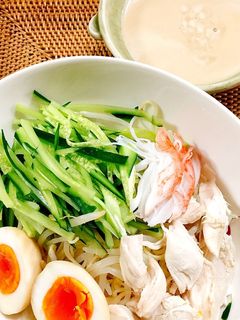 ♡豆乳冷やし中華♡-レシピのメイン写真