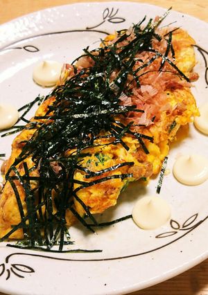 納豆オムレツ! 辛しマヨネーズ添え-レシピのメイン写真