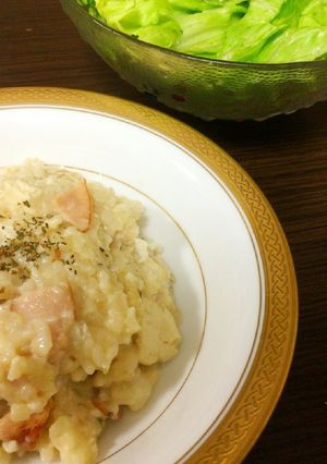 鳥鍋の次の日は、残ったスープでリゾット-レシピのメイン写真