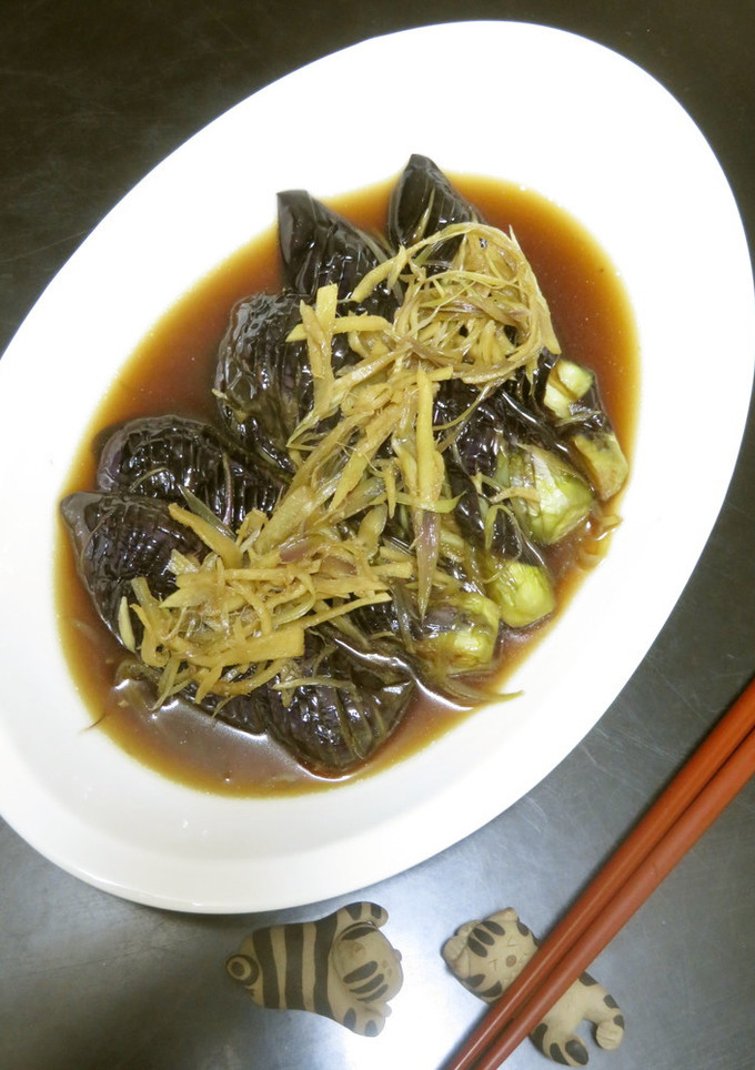 揚げナスのオランダ煮☆茗荷と生姜の風味で-レシピのメイン写真