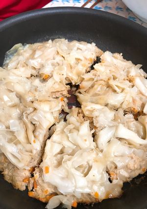 洗いもんフライパンだけ！どーんと焼売！-レシピのメイン写真