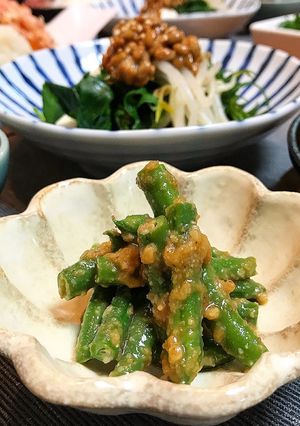 美味しい！いんげん豆の胡麻味噌和え-レシピのメイン写真