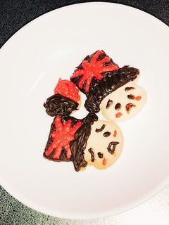 簡単!クッキーのチョコペンアート-レシピのメイン写真
