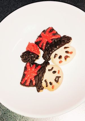 簡単！クッキーのチョコペンアート-レシピのメイン写真