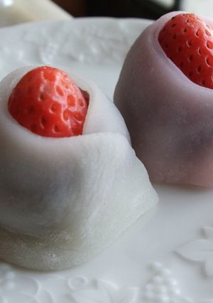 苺大福☆苺姫 （ぎゅうひ生地）-レシピのメイン写真